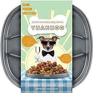 Yuakuod Slow Feeder Pet Bowl